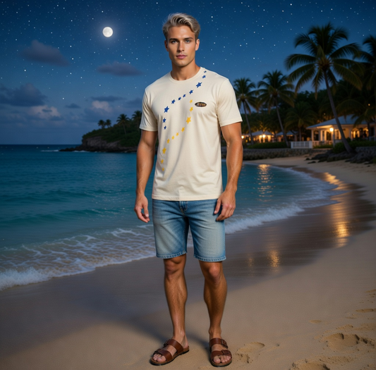 Jatini classic one of one tee. Size-Large