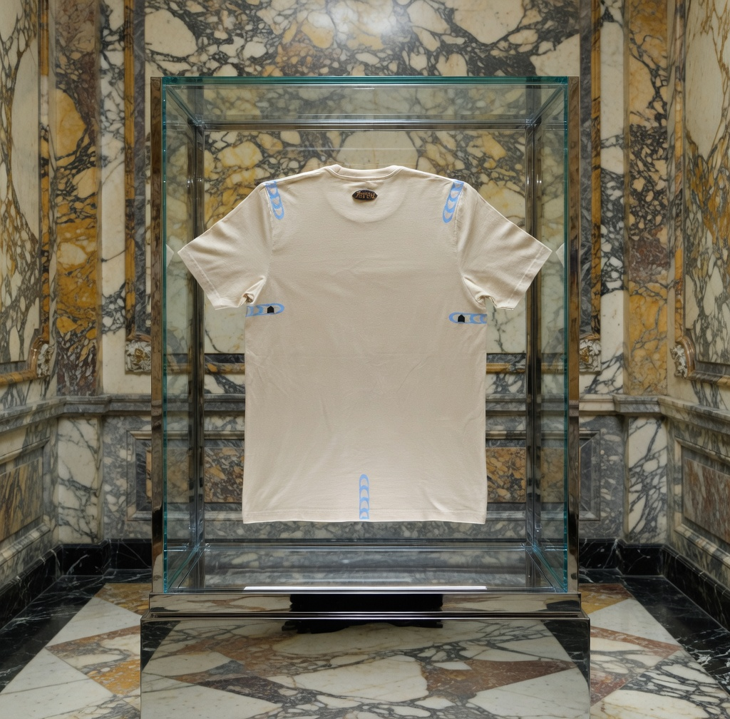 JATINI ONE OF ONE SIGNATURE TEE. SIZE-XLARGE