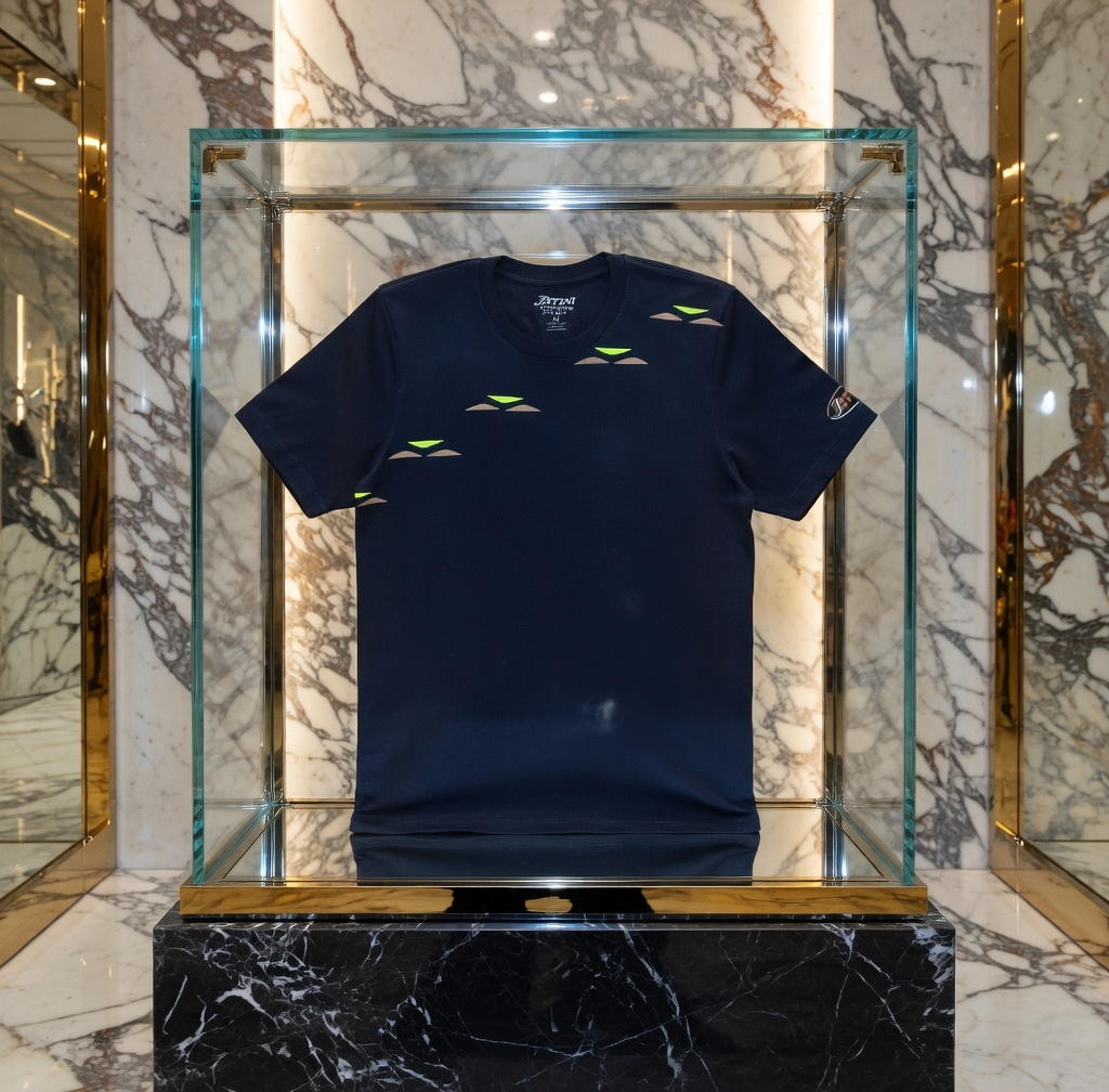 JATINI ONE OF ONE NEON TEE. SIZE-MEDIUM