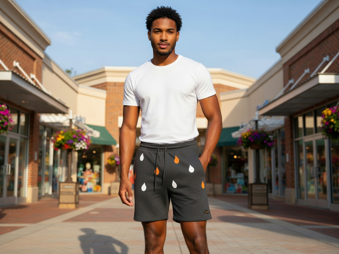 JATINI ONE OF ONE SHORTS. SIZE-LARGE