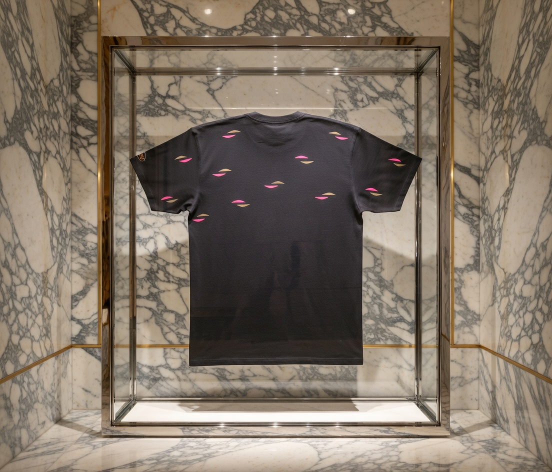 JATINI ONE OF ONE NEON TEE. SIZE-LARGE