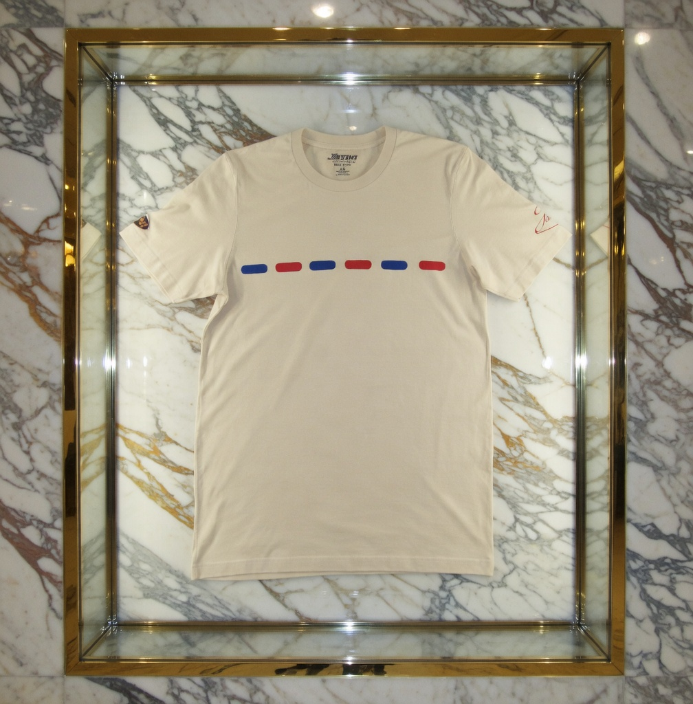 JATINI ONE OF ONE SIGNATURE TEE. SIZE-MEDIUM