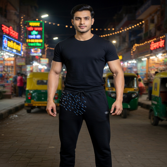 JATINI ONE OF ONE JOGGER PANTS. SIZE-XLARGE