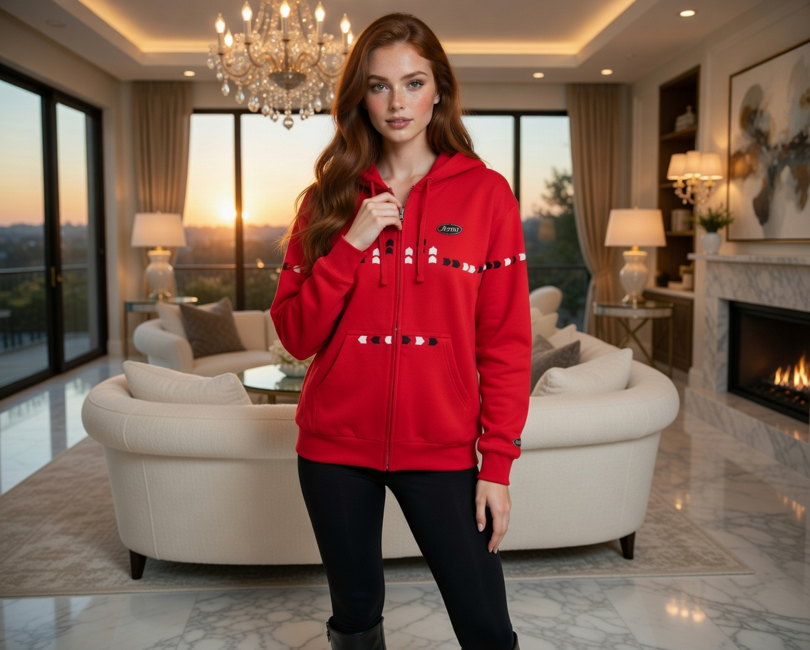JATINI ONE OF ONE PREMIUM ZIP-UP HOODIE SIZE-XLARGE