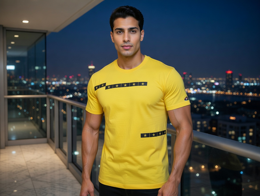 JATINI ONE OF ONE REFLECTIVE TEE. SIZE 2X-LARGE
