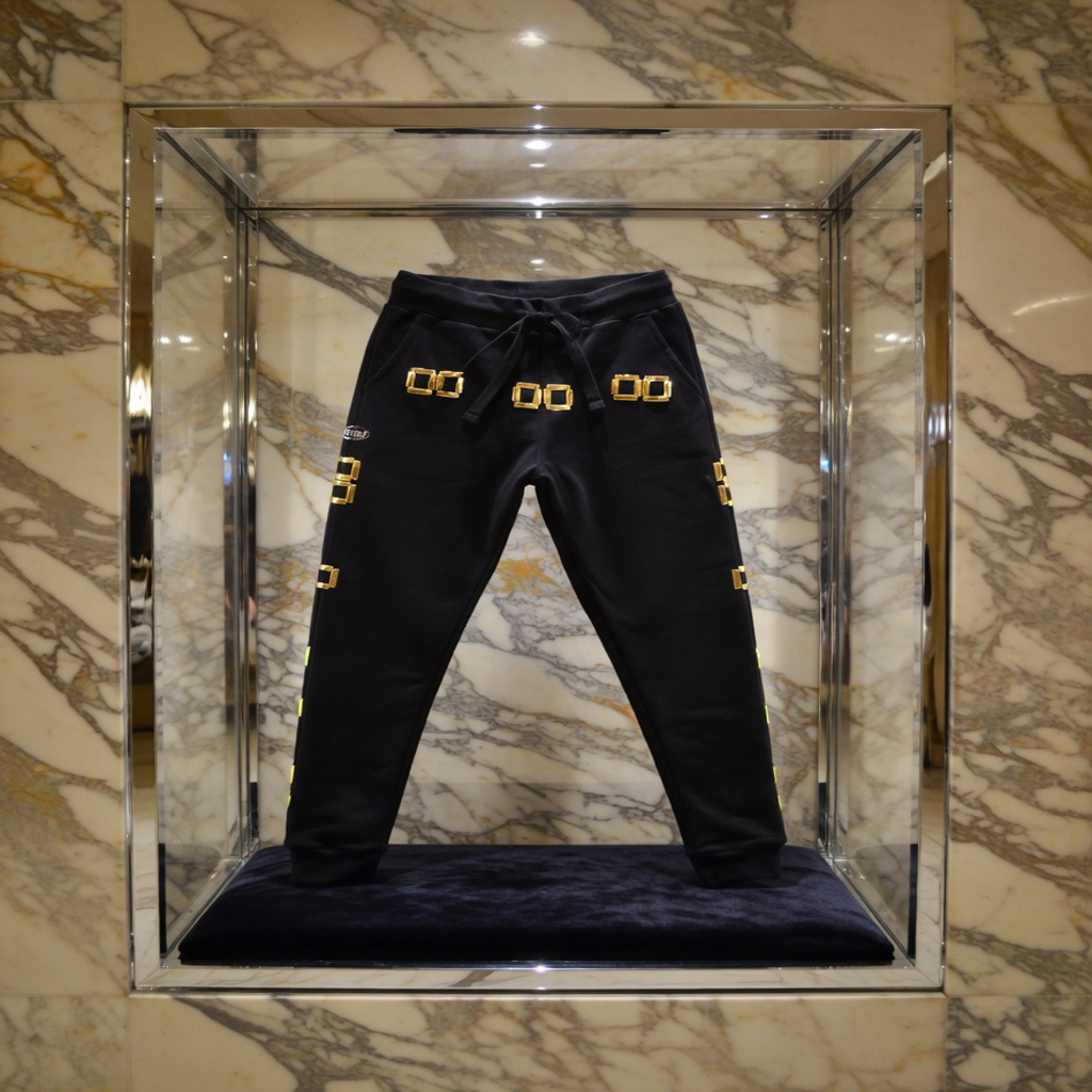 JATINI ONE OF ONE JOGGER PANTS. SIZE-SMALL