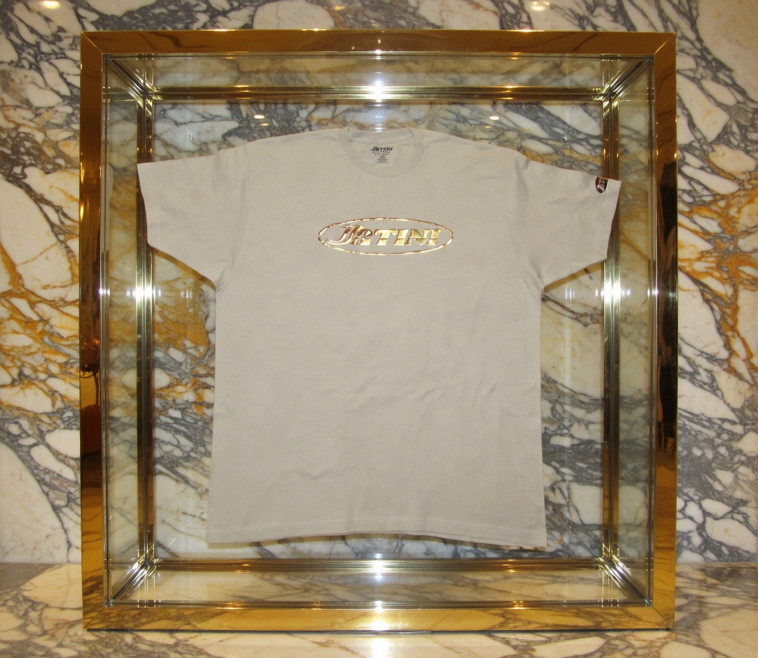 JATINI ONE OF ONE GOLD TEE. SIZE 2X-LARGE