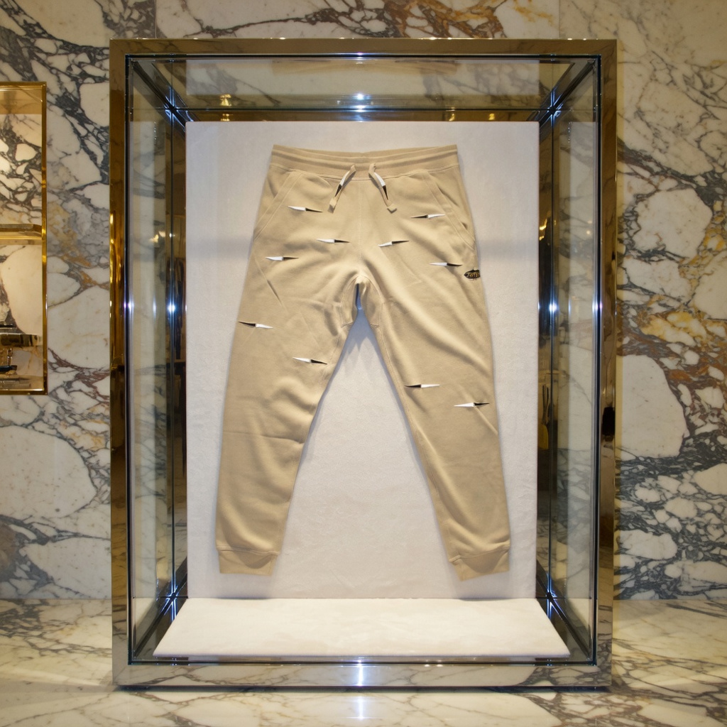 JATINI ONE OF ONE JOGGER PANTS. SIZE-XLARGE
