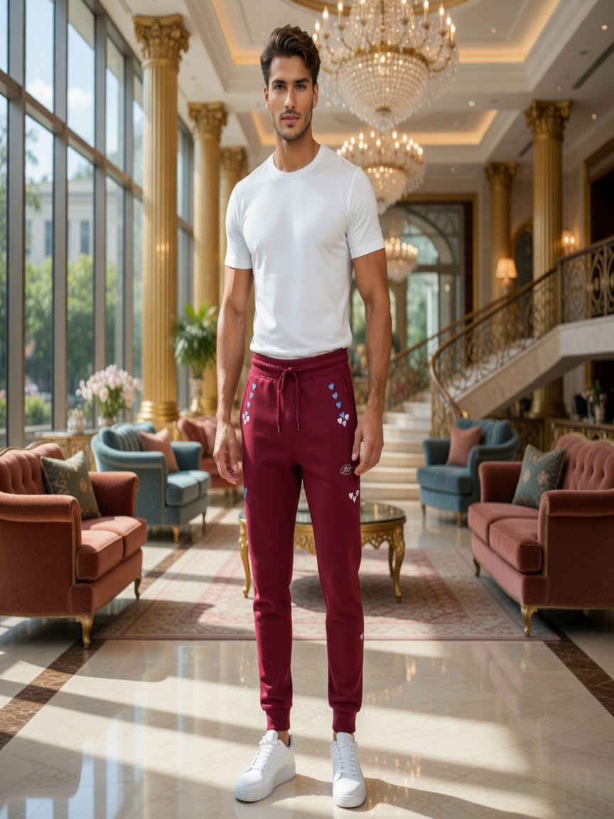 JATINI ONE OF ONE JOGGER PANTS. SIZE-SMALL