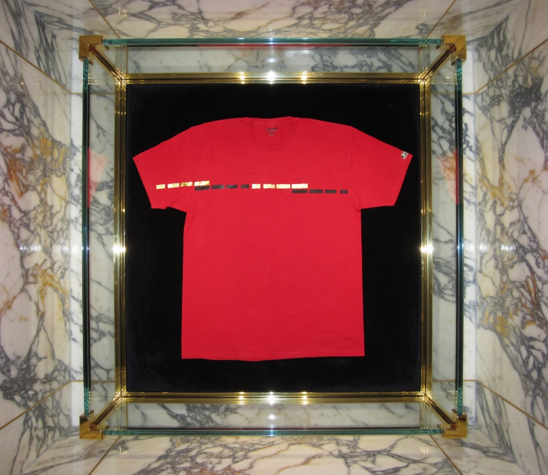 JATINI ONE OF ONE GOLD TEE. SIZE 2X-LARGE