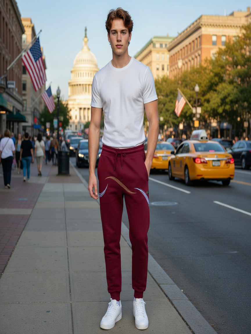 JATINI ONE OF ONE JOGGER PANTS. SIZE-XLARGE