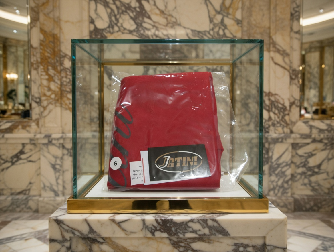 JATINI ONE OF ONE REFLECTIVE TEE. SIZE-SMALL