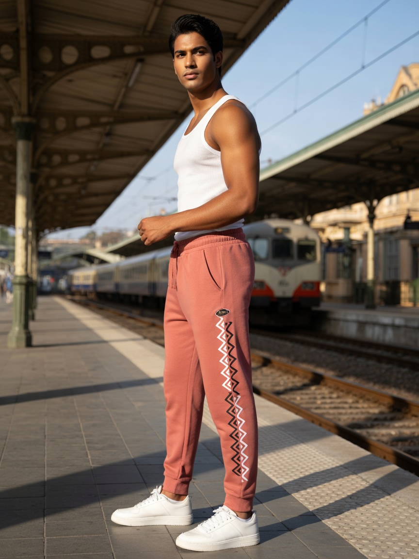 JATINI ONE OF ONE JOGGER PANTS. SIZE-XLARGE