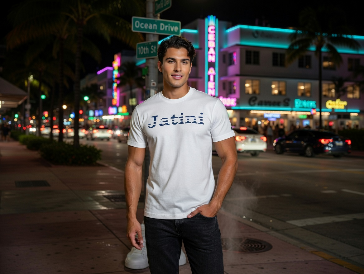 JATINI ONE OF ONE CLASSIC TEE. SIZE-MEDIUM