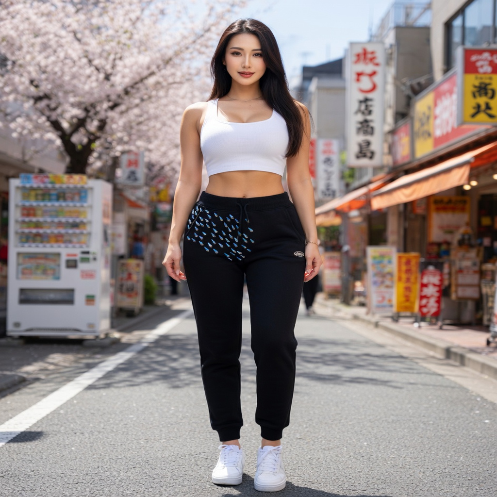 JATINI ONE OF ONE JOGGER PANTS. SIZE-XLARGE