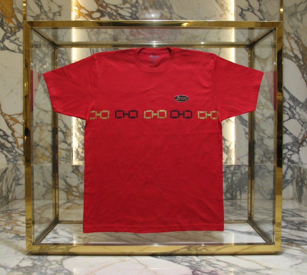 JATINI ONE OF ONE GOLD TEE. SIZE-XLARGE