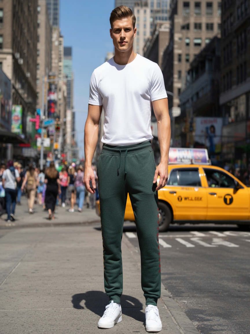 JATINI ONE OF ONE JOGGER PANTS. SIZE-XLARGE