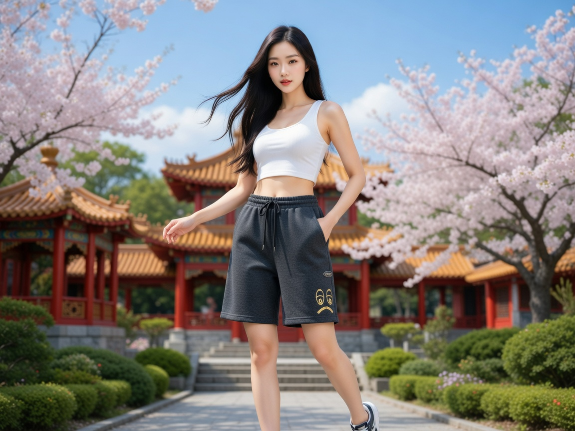 JATINI ONE OF ONE SHORTS. SIZE-MEDIUM