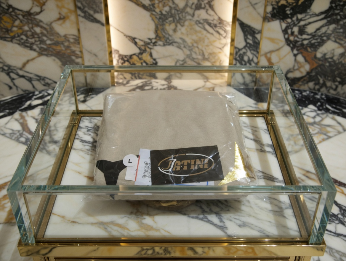 JATINI ONE OF ONE GOLD TEE. SIZE-LARGE