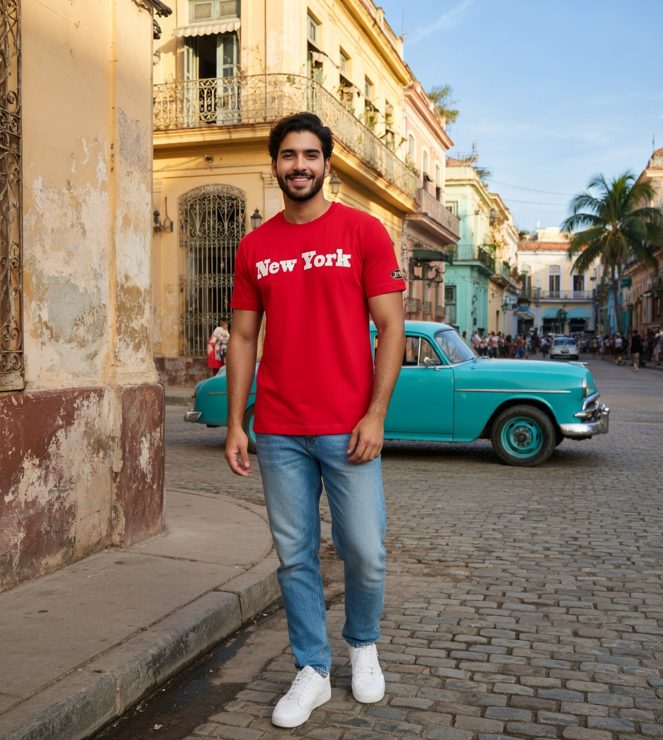 JATINI ONE OF ONE NEW YORK TEE. SIZE-SMALL