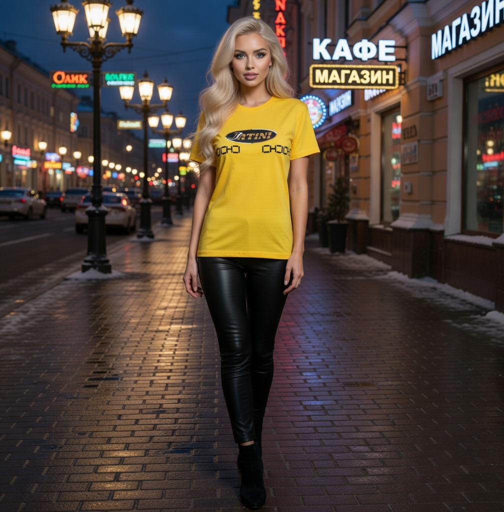 JATINI ONE OF ONE CLASSIC TEE. SIZE -LARGE