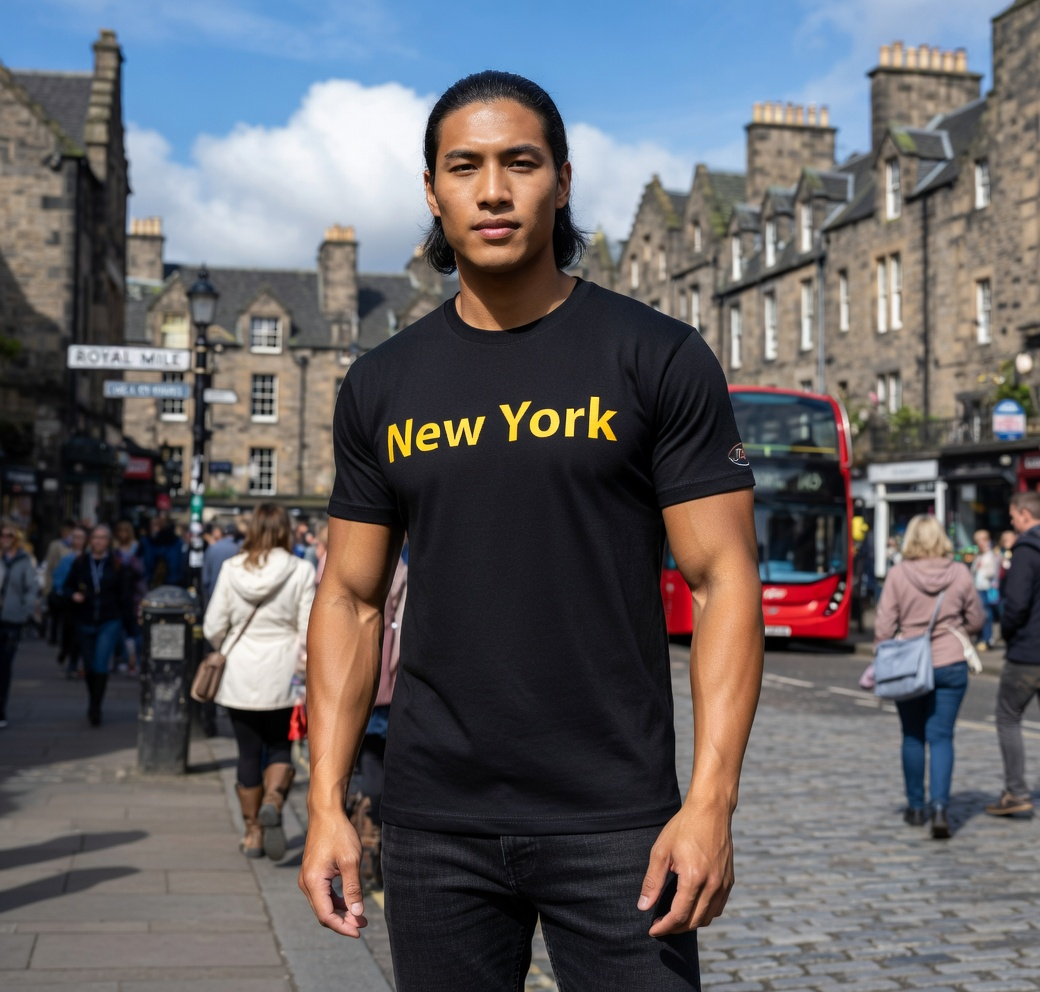 JATINI ONE OF ONE NEW YORK TEE. SIZE-SMALL