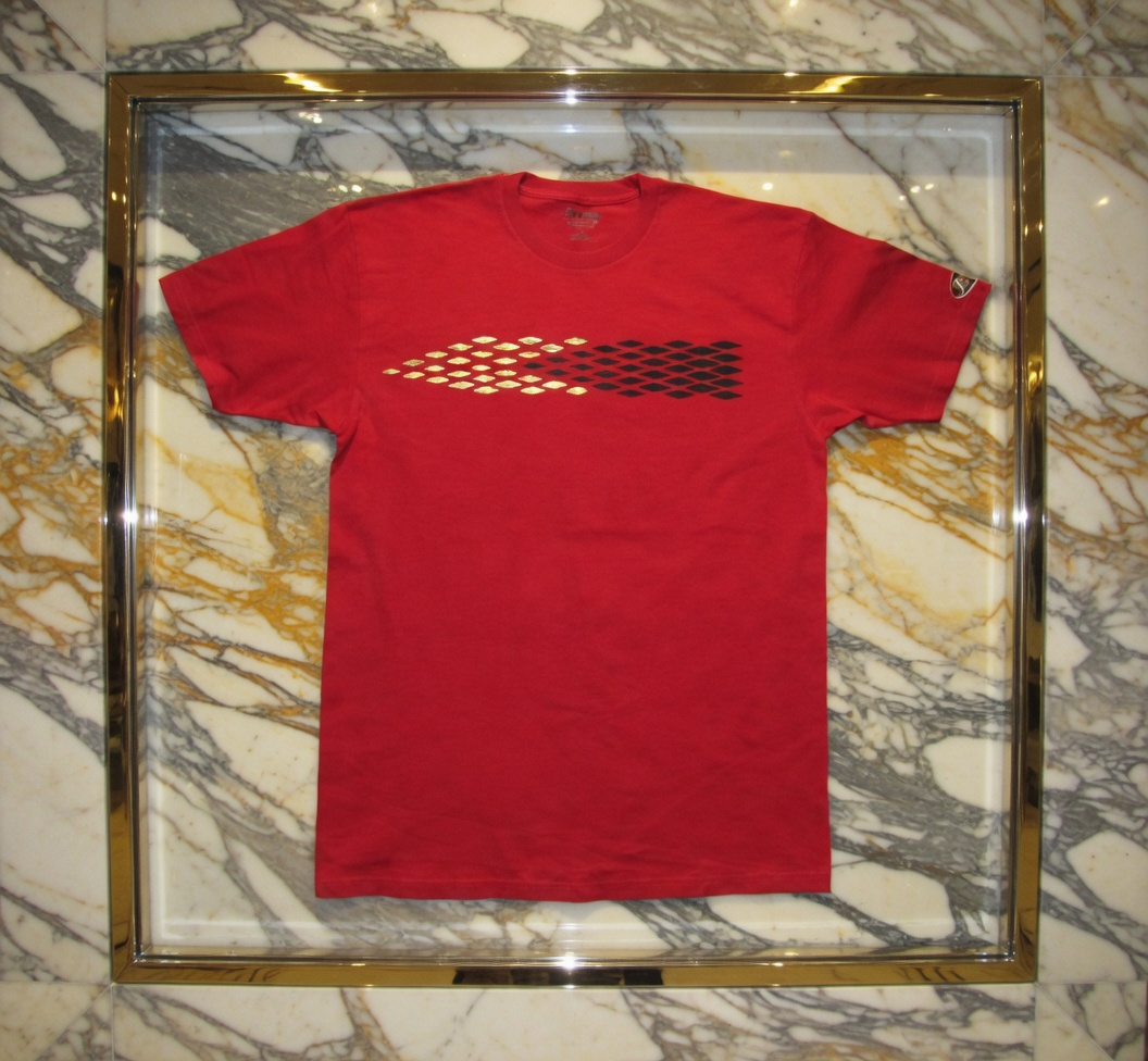 JATINI ONE OF ONE GOLD TEE. SIZE-LARGE