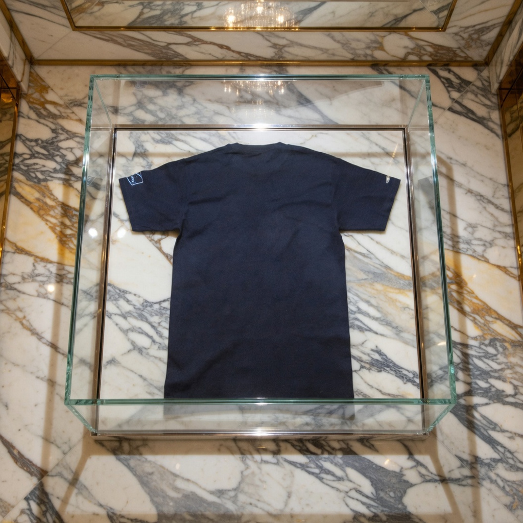 JATINI ONE OF ONE SIGNATURE TEE. SIZE-SMALL