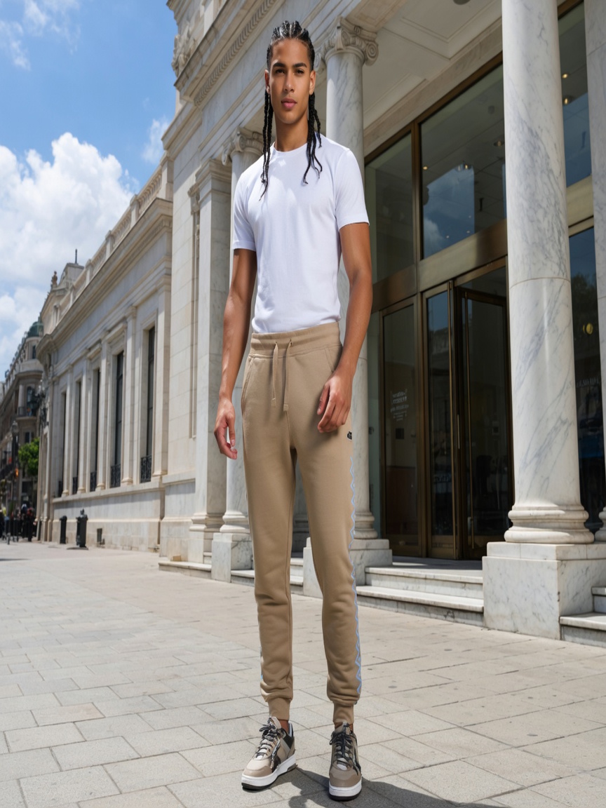 JATINI ONE OF ONE JOGGER PANTS. SIZE-LARGE