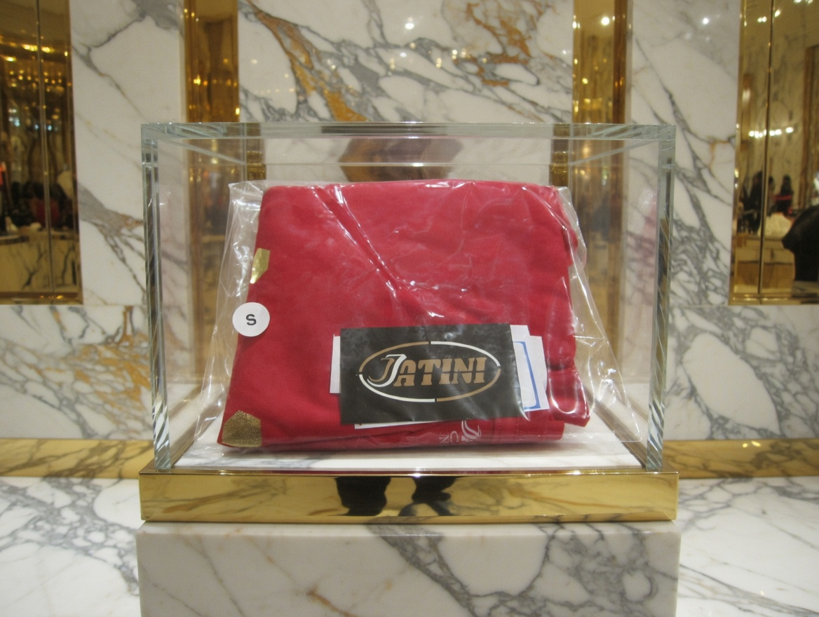 JATINI ONE OF ONE GOLD TEE. SIZE-SMALL
