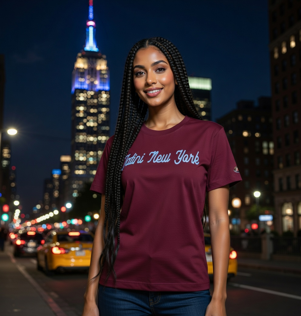 JATINI ONE OF ONE NEW YORK TEE. SIZE-SMALL