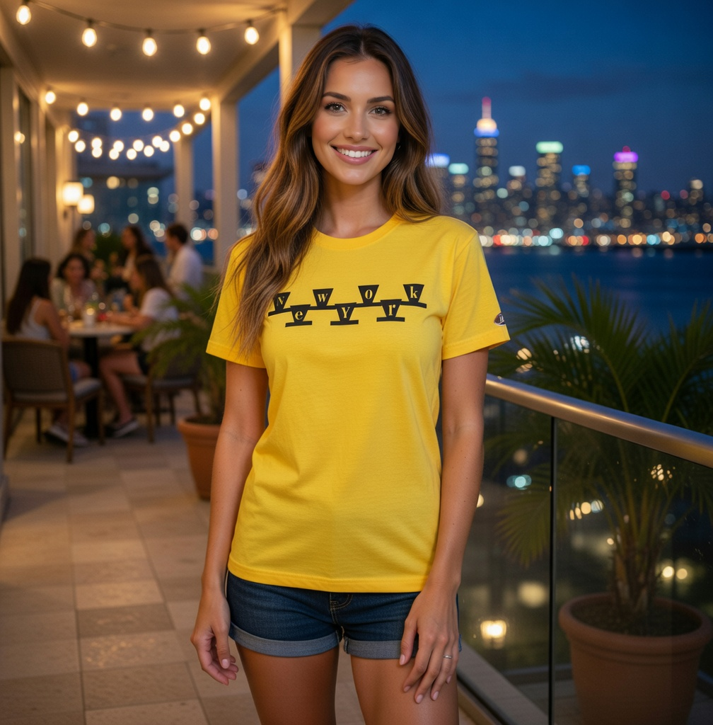 JATINI ONE OF ONE NEW YORK TEE. SIZE-SMALL