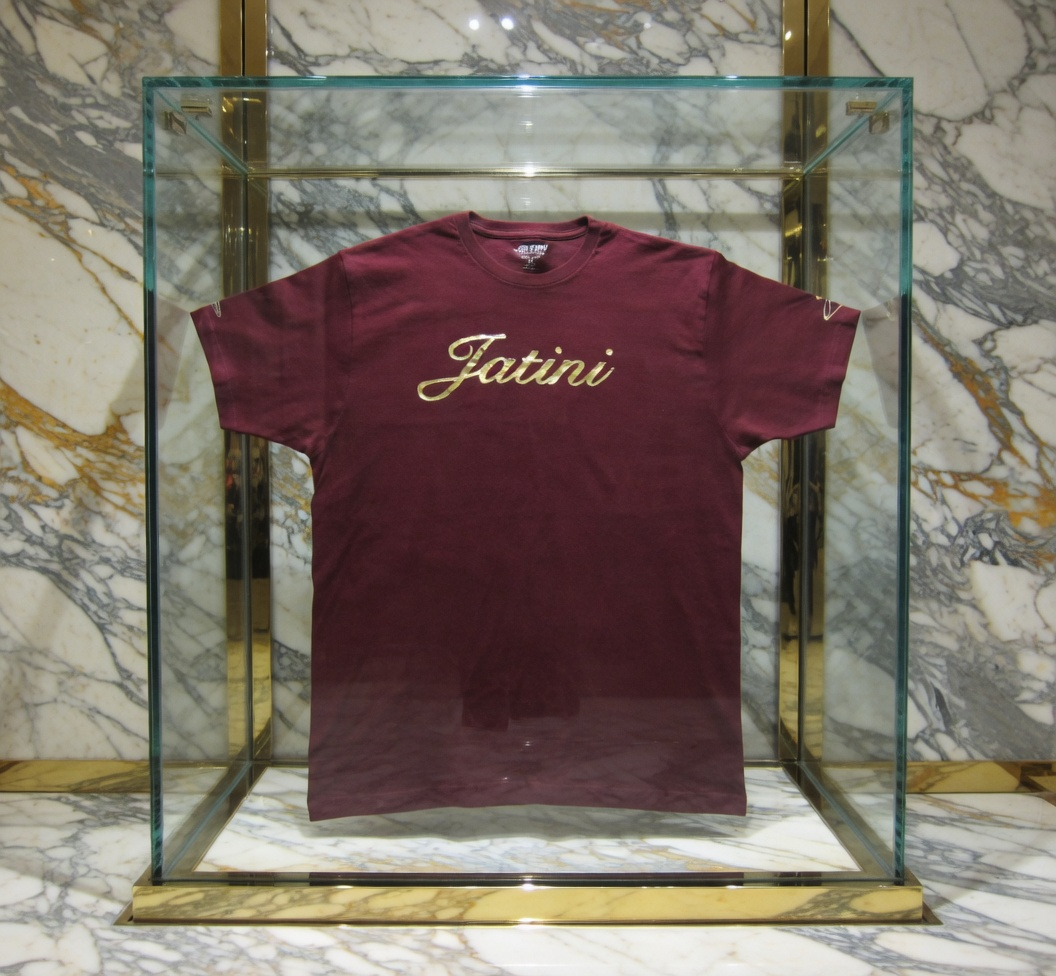 JATINI ONE OF ONE GOLD TEE. SIZE-XLARGE