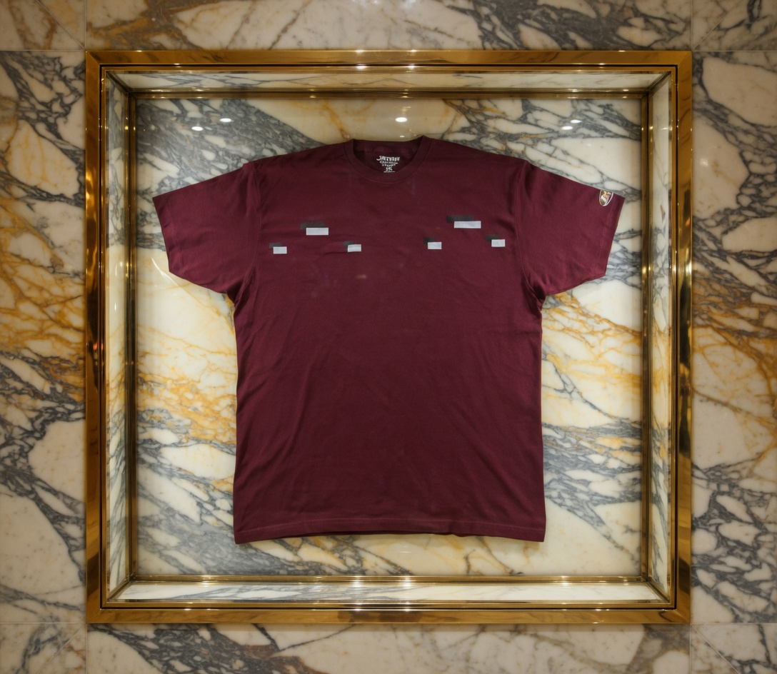 JATINI ONE OF ONE REFLECTIVE TEE. SIZE 2X-LARGE