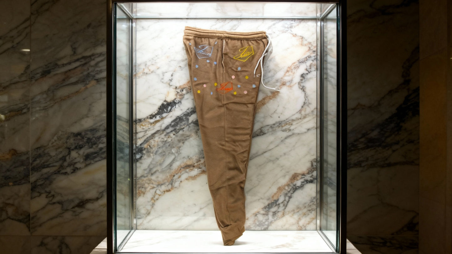 JATINI ONE OF ONE JOGGER PANTS. SIZE-SMALL